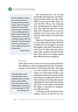 Page from a business and family history book Page from a business and family history book.